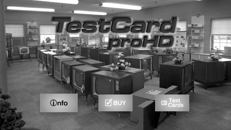TestCard ProHD on Apple TV